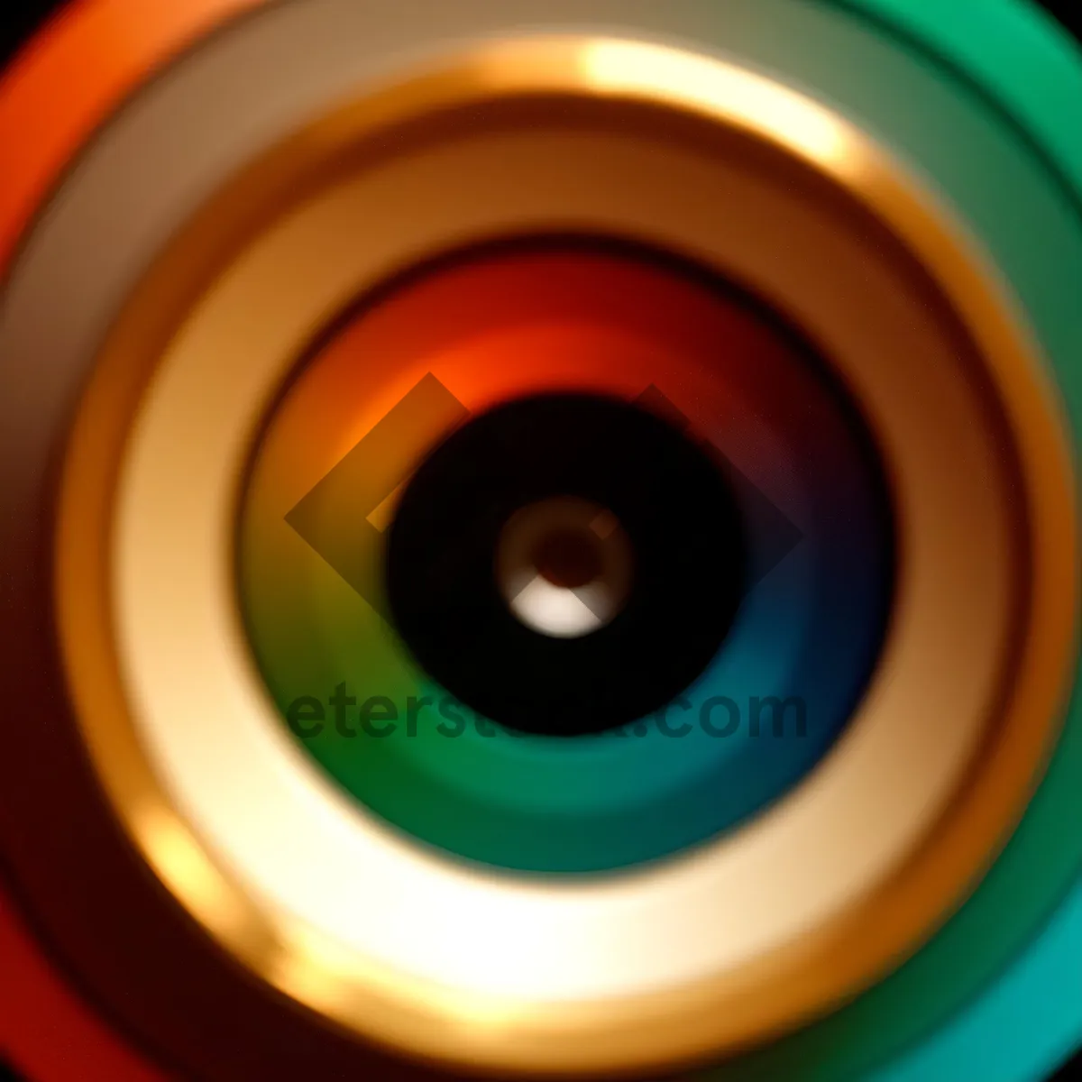 Picture of Colorful Audio Disc with Reflective 3D Design