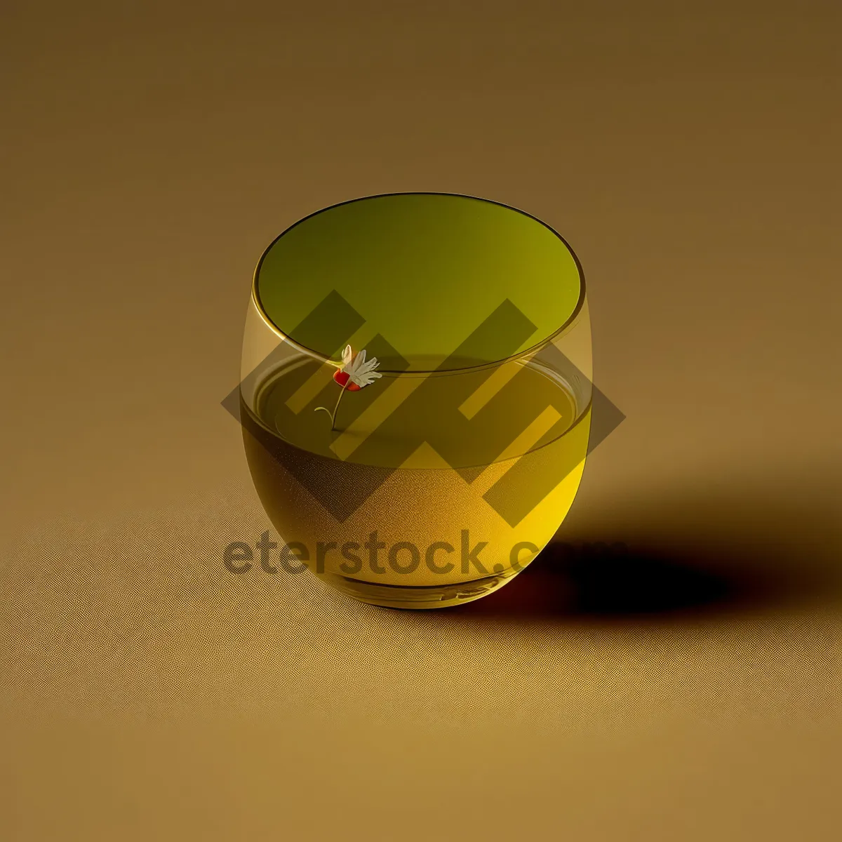 Picture of Yellow Egg Breakfast in Glass Bowl