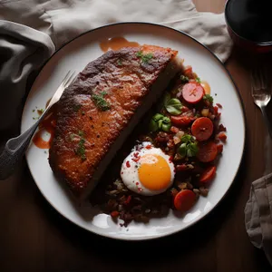 Delicious grilled steak with savory rosemary sauce.