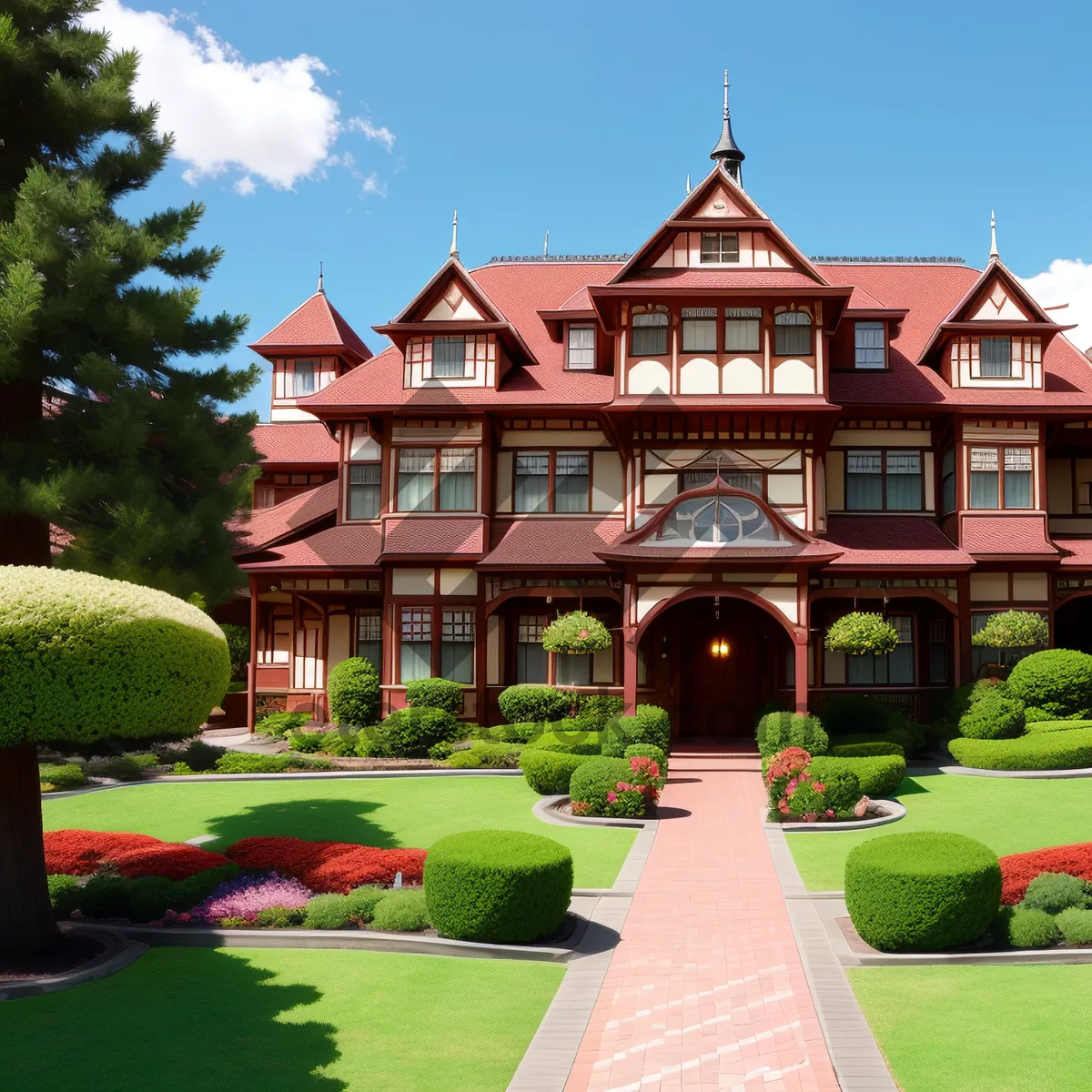 Picture of Stunning Historic Villa Nestled in Lush Garden