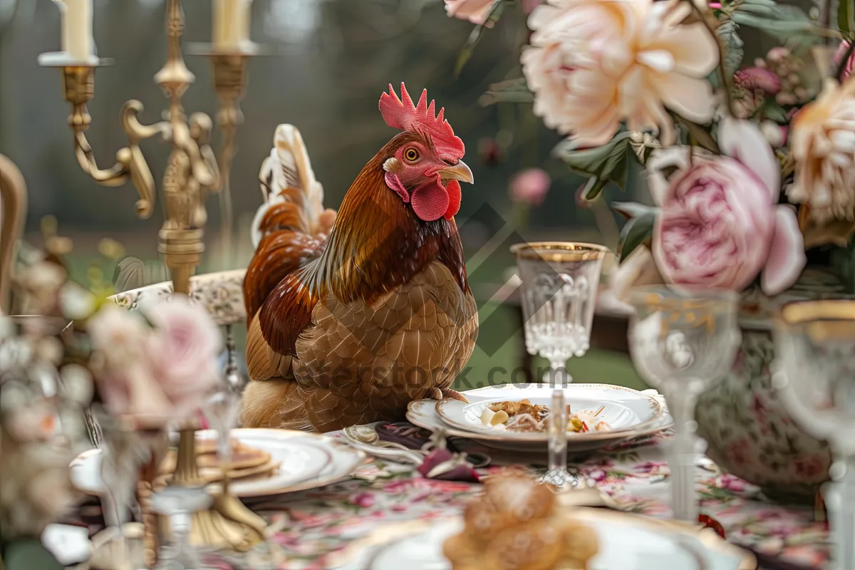 Picture of Farm Chicken Rooster Poultry Feather Bird Hen