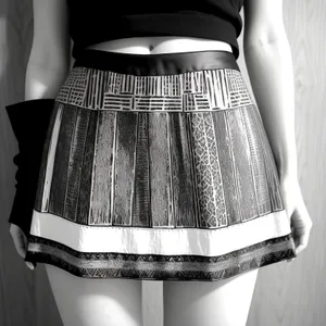 Stylish Miniskirt Fashion Portrait