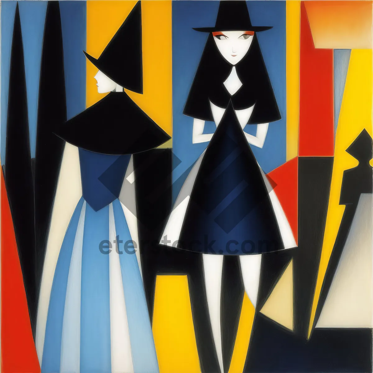 Picture of Symbolic Flag Emblem with Graphic Icon