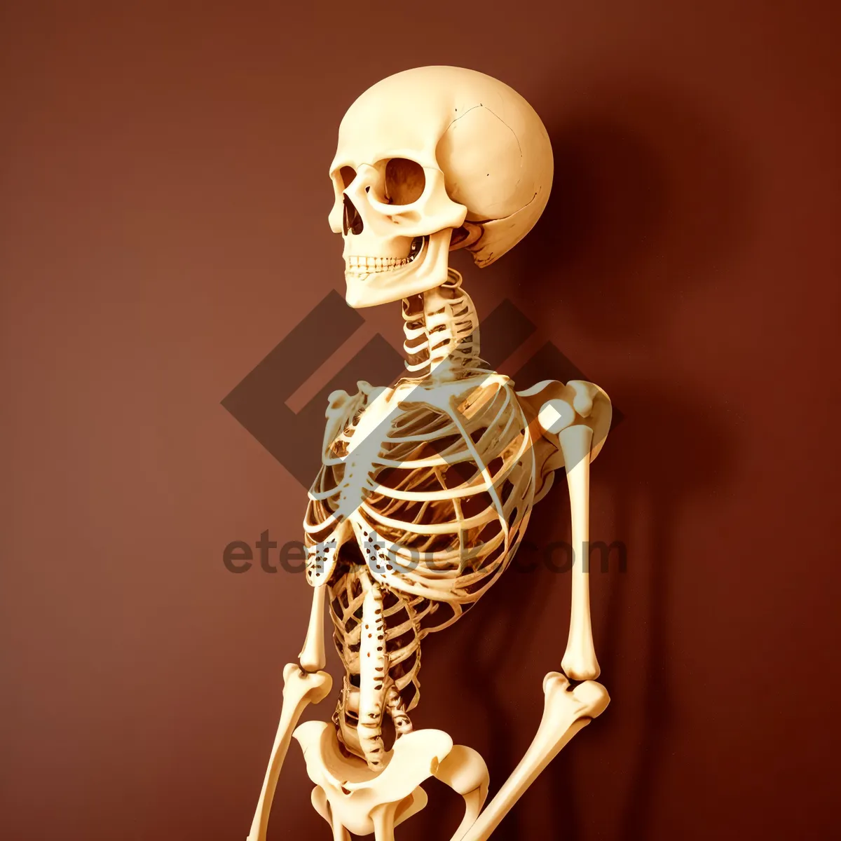 Picture of Spooky Skeleton Figure - Terrifying Anatomy in 3D