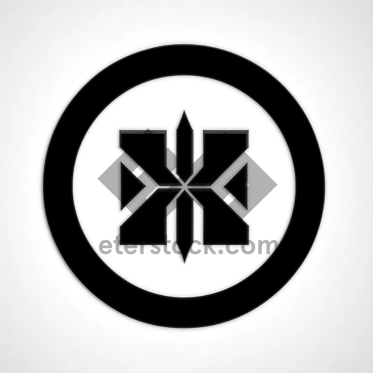 Picture of Sleek Black Hazard Buttons Set - Web Design Icons