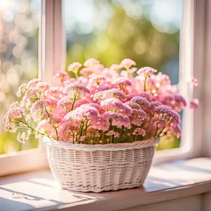 Colorful Spring Floral Arrangement in Pink Roses