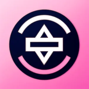 Web Icon - Circle Symbol Button for Bank Depository