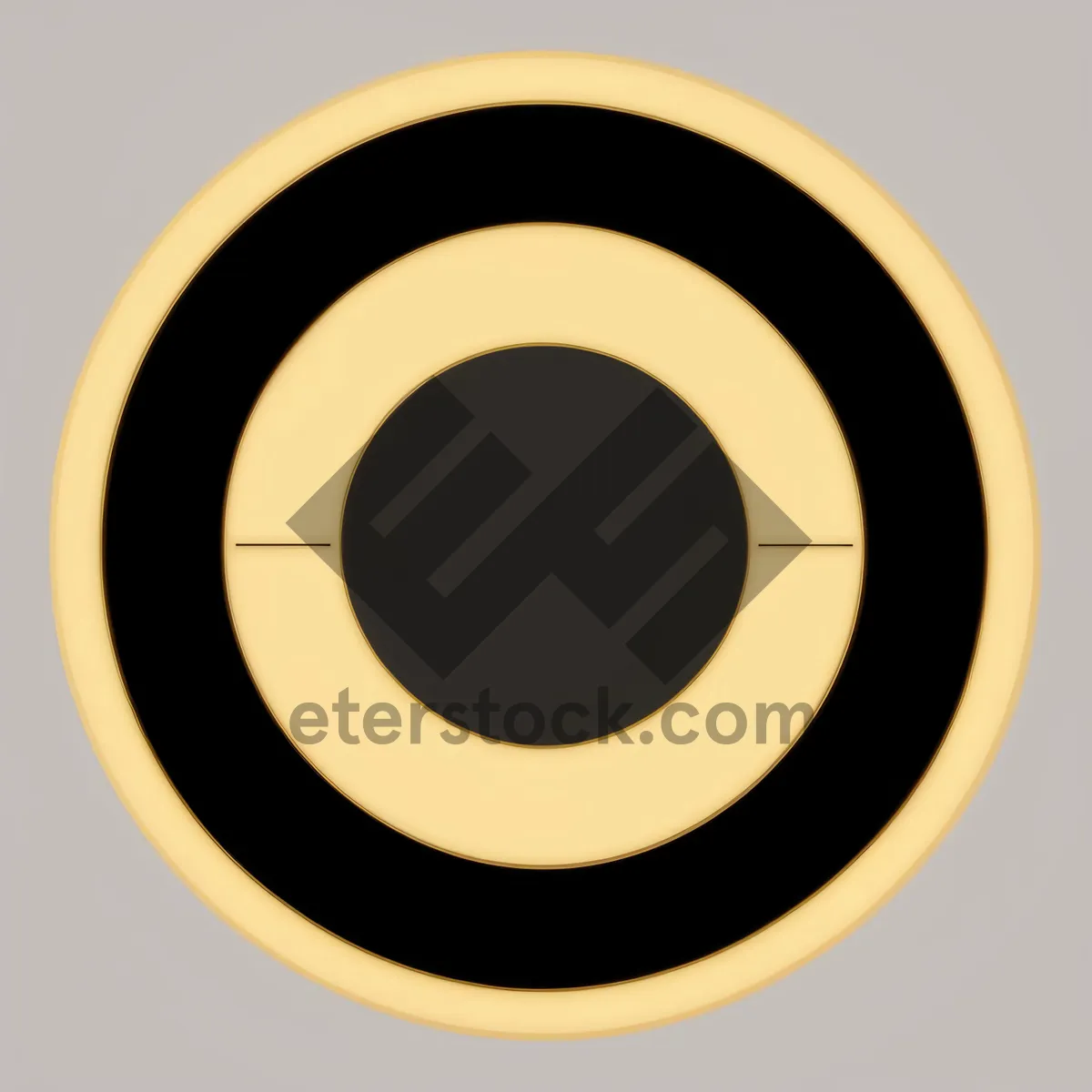 Picture of Shiny Metallic 3D Round Web Button