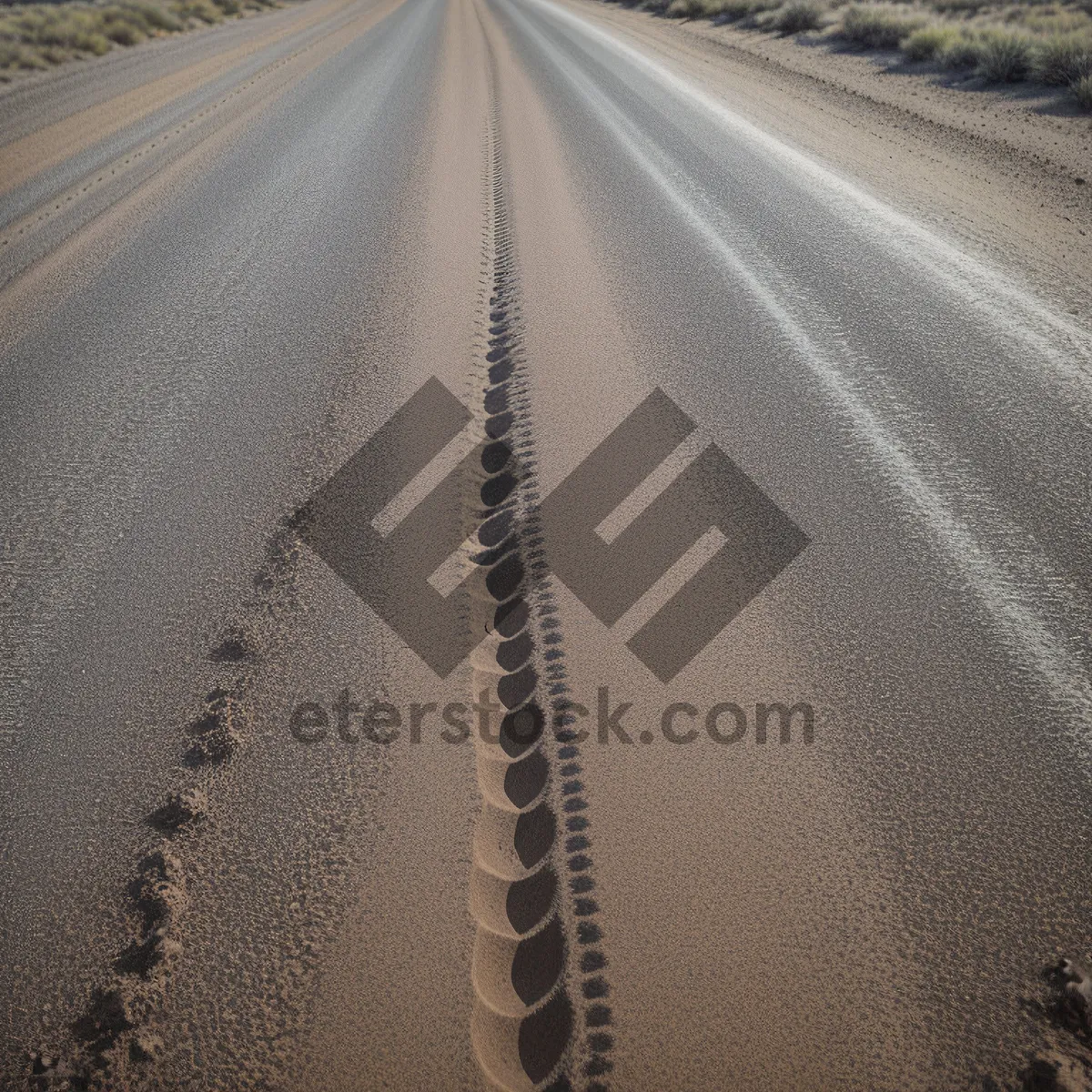 Picture of Endless Journey: Roadway Through Boundless Sky