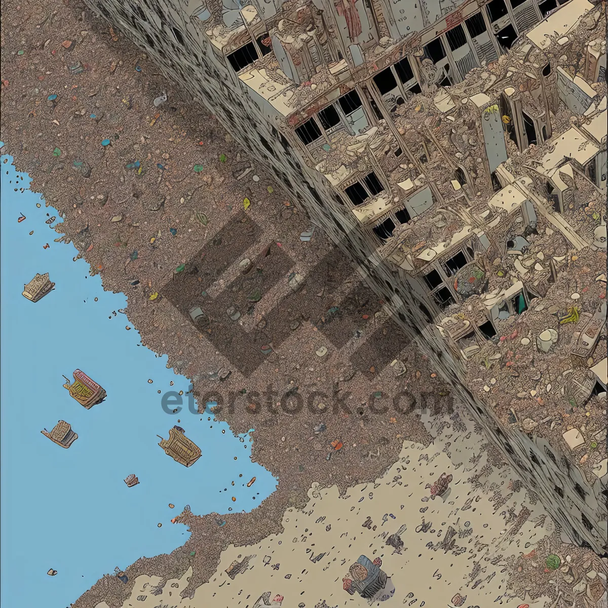 Picture of Rusty Grunge Jigsaw Puzzle on Weathered Wall