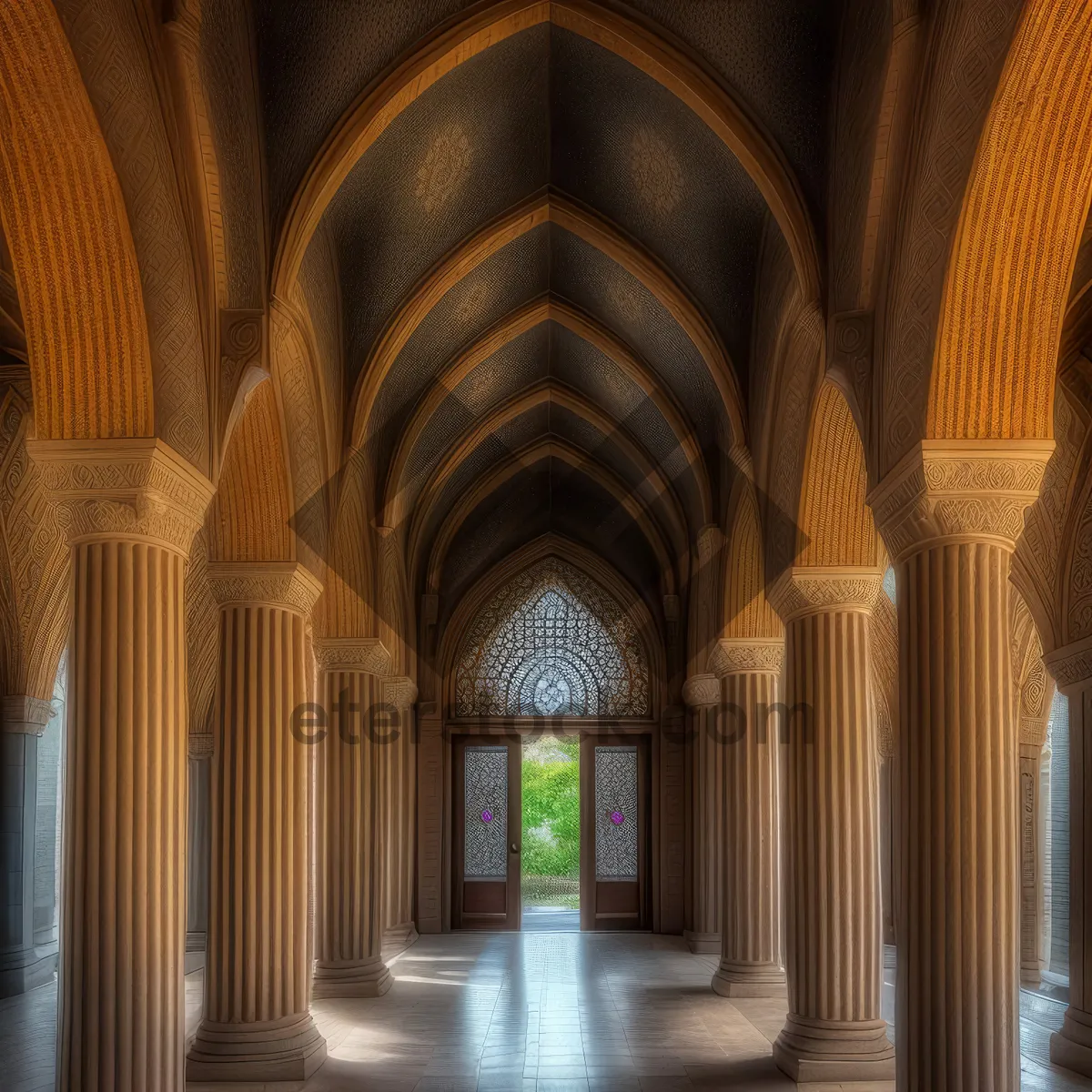 Picture of Stone Cathedral Vault - Architectural Masterpiece of Religious History