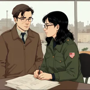 Successful Business Team Meeting at Office with Laptop