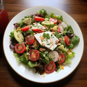 Delicious Gourmet Salad with Grilled Chicken