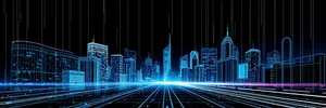 Black Light Digital Space Laser Technology 3D Effects