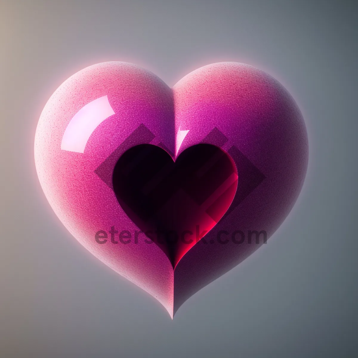 Picture of Vibrant Valentine's Day Heart Art