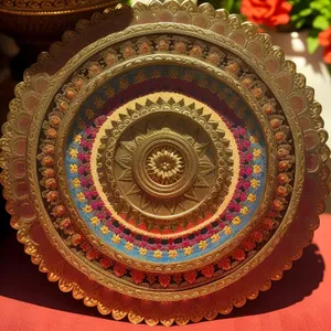 Colorful Arabesque Ceramic Mosaic Utensil Design