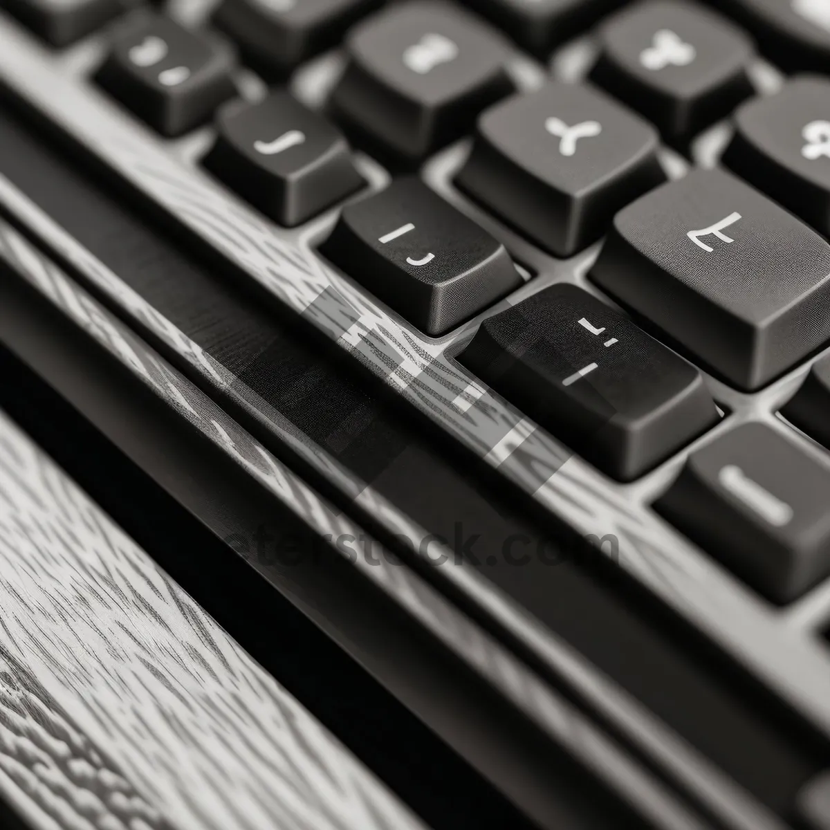 Picture of Closeup of Laptop Keyboard with Space Bar