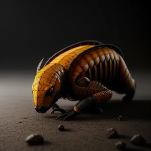 Desert Brown Snail Close-Up: Slow-moving Gastropod Wildlife