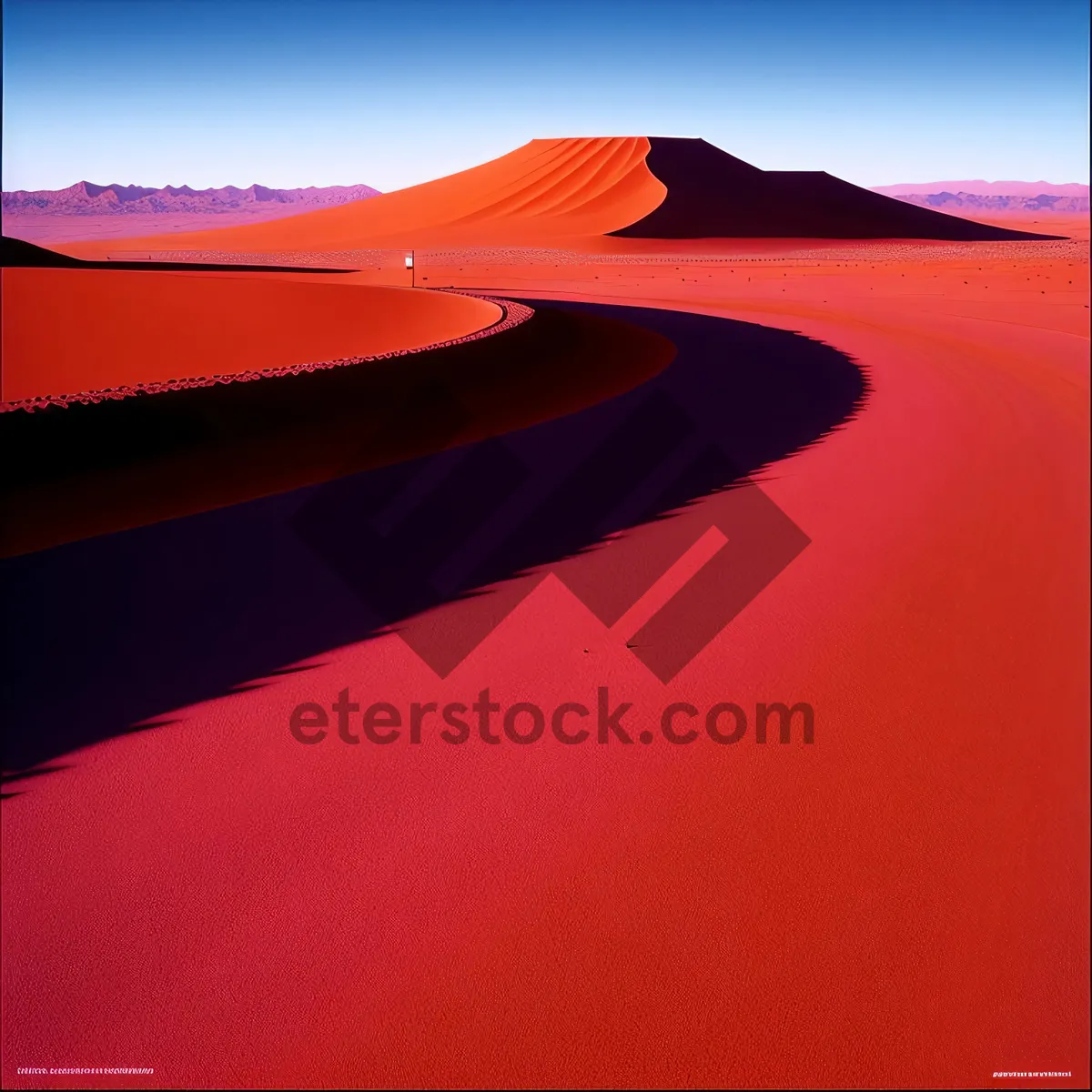 Picture of Serenity Over the Golden Sands