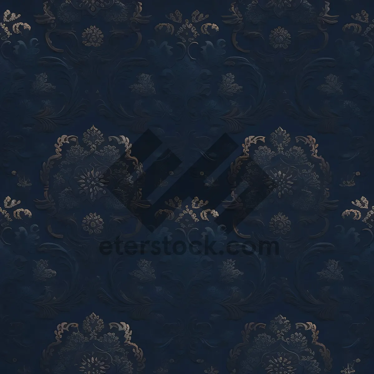 Picture of Elegant floral pattern with vintage ornament and modern style.