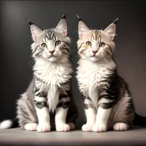 Curious Whiskers: Adorable Kittens Exuding Playful Charm