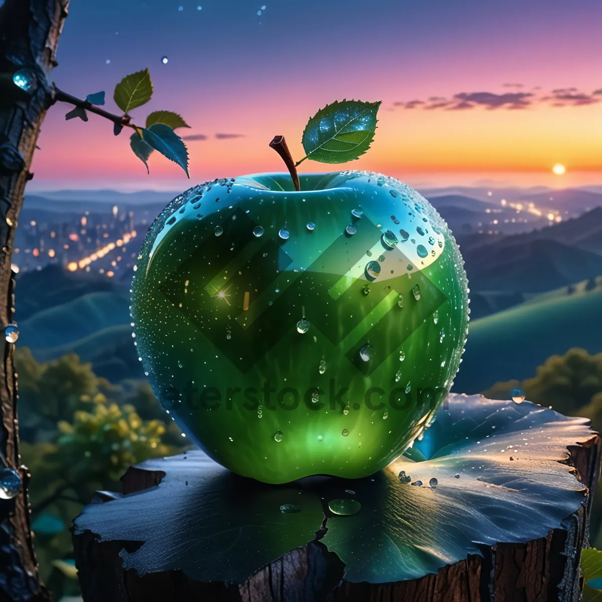 Picture of Global holiday fruit tree decoration