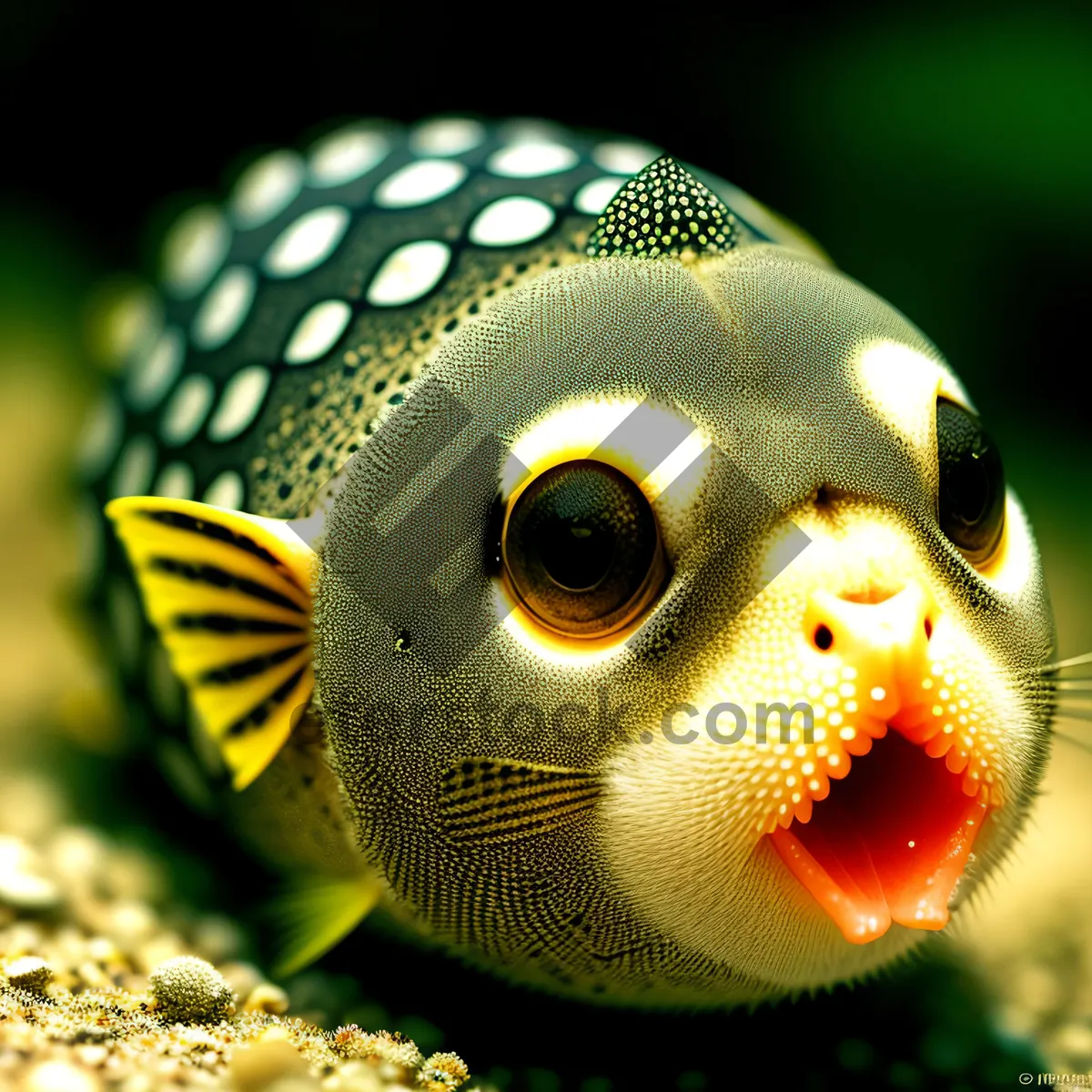 Picture of Colorful Tropical Marine Fish in Underwater Reef