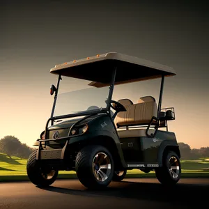 Golfing on the Green: Vintage Model T Car