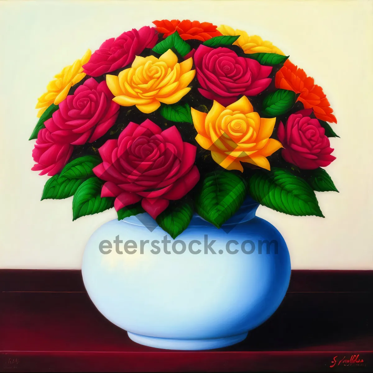 Picture of Colorful Floral Bouquet: A Vibrant Gift for any Occasion