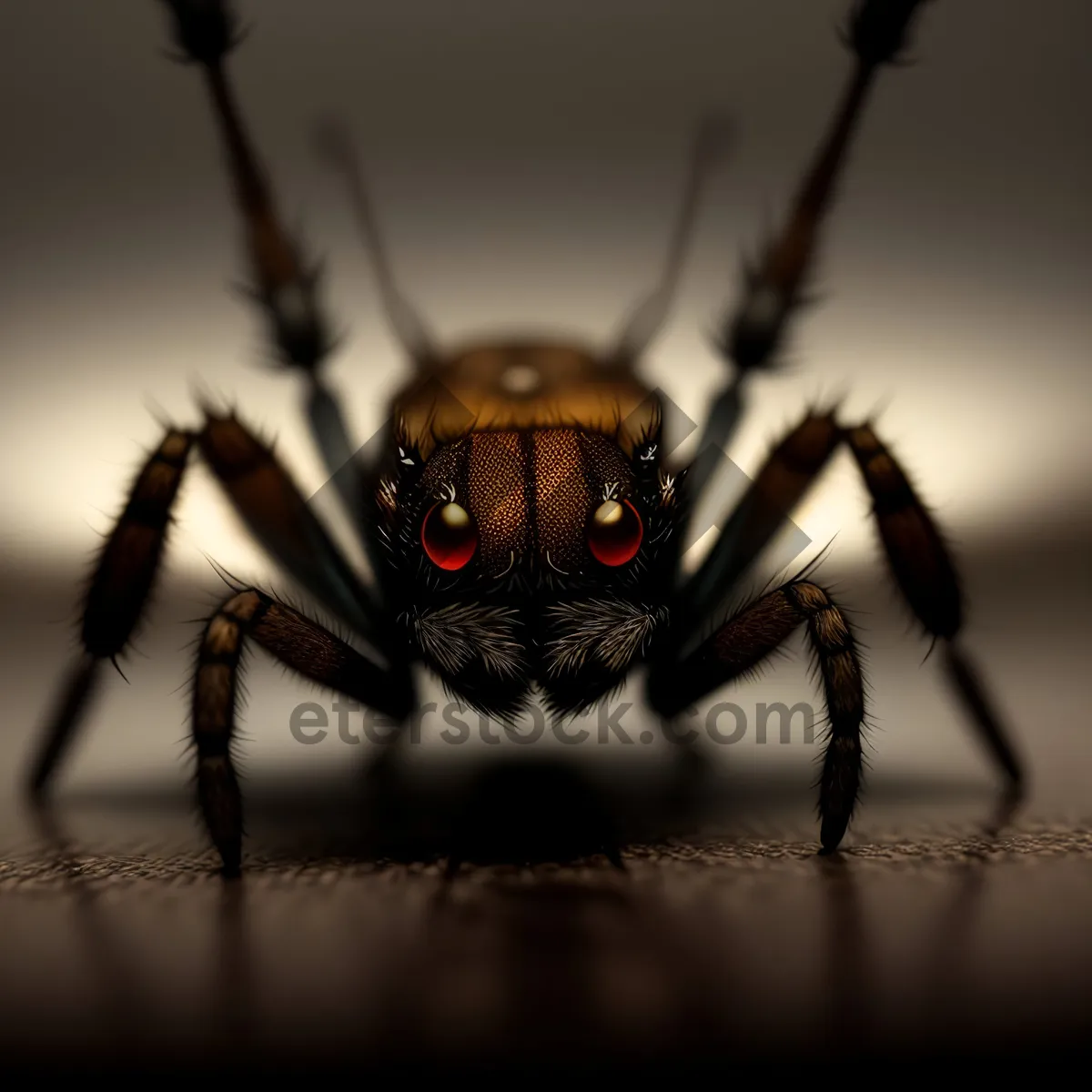 Picture of Close-up of Creepy Black Widow Spider