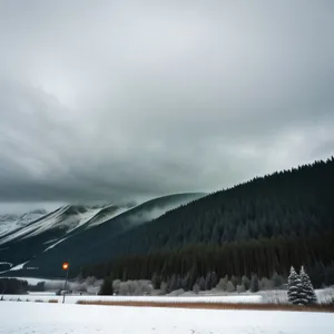 Winter Wonderland: Majestic Alpine Ski Slope