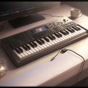 High-Tech Keyboard Synthesizer for Musical Innovation