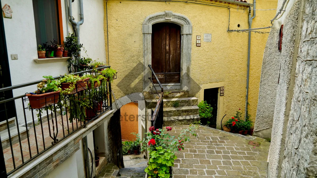 Picture of Old stone house in an urban area