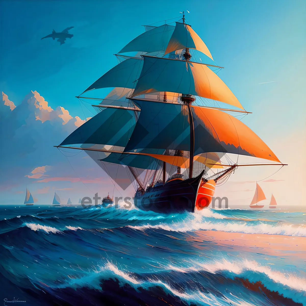 Picture of Sunset Sailing Adventure along the Pirate Coast
