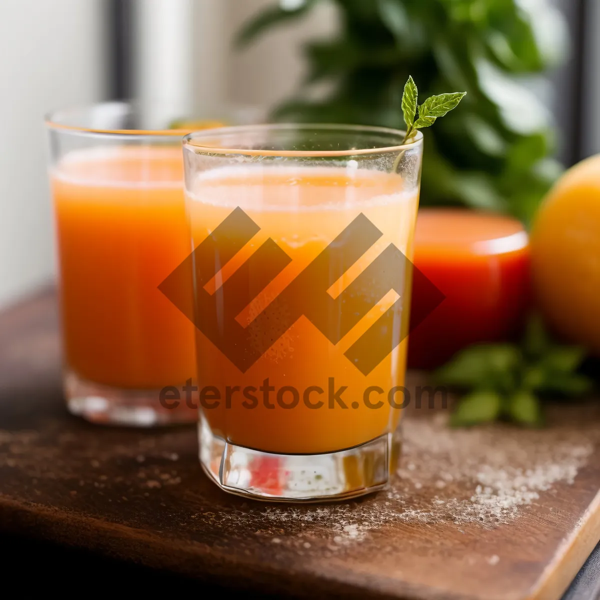 Picture of Refreshing Orange Juice Cocktail for a Healthy Breakfast
