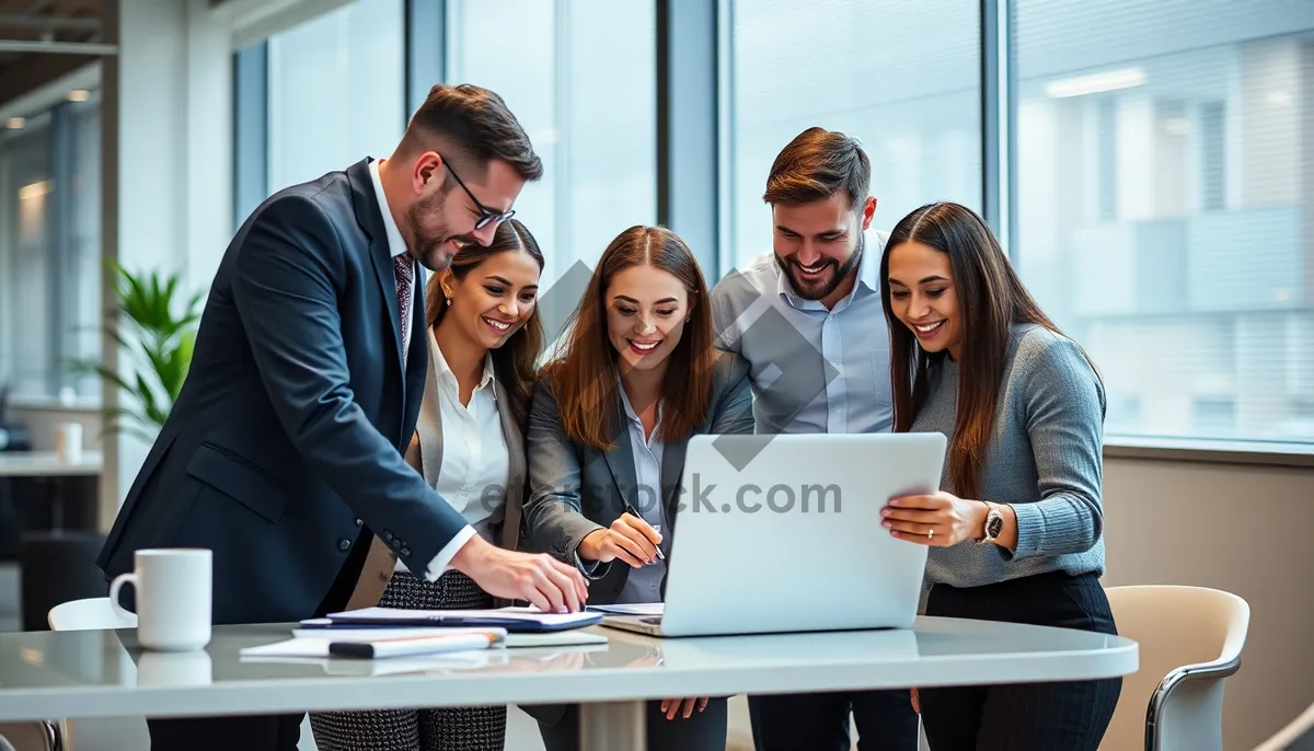 Picture of Diverse business team working together in office meeting