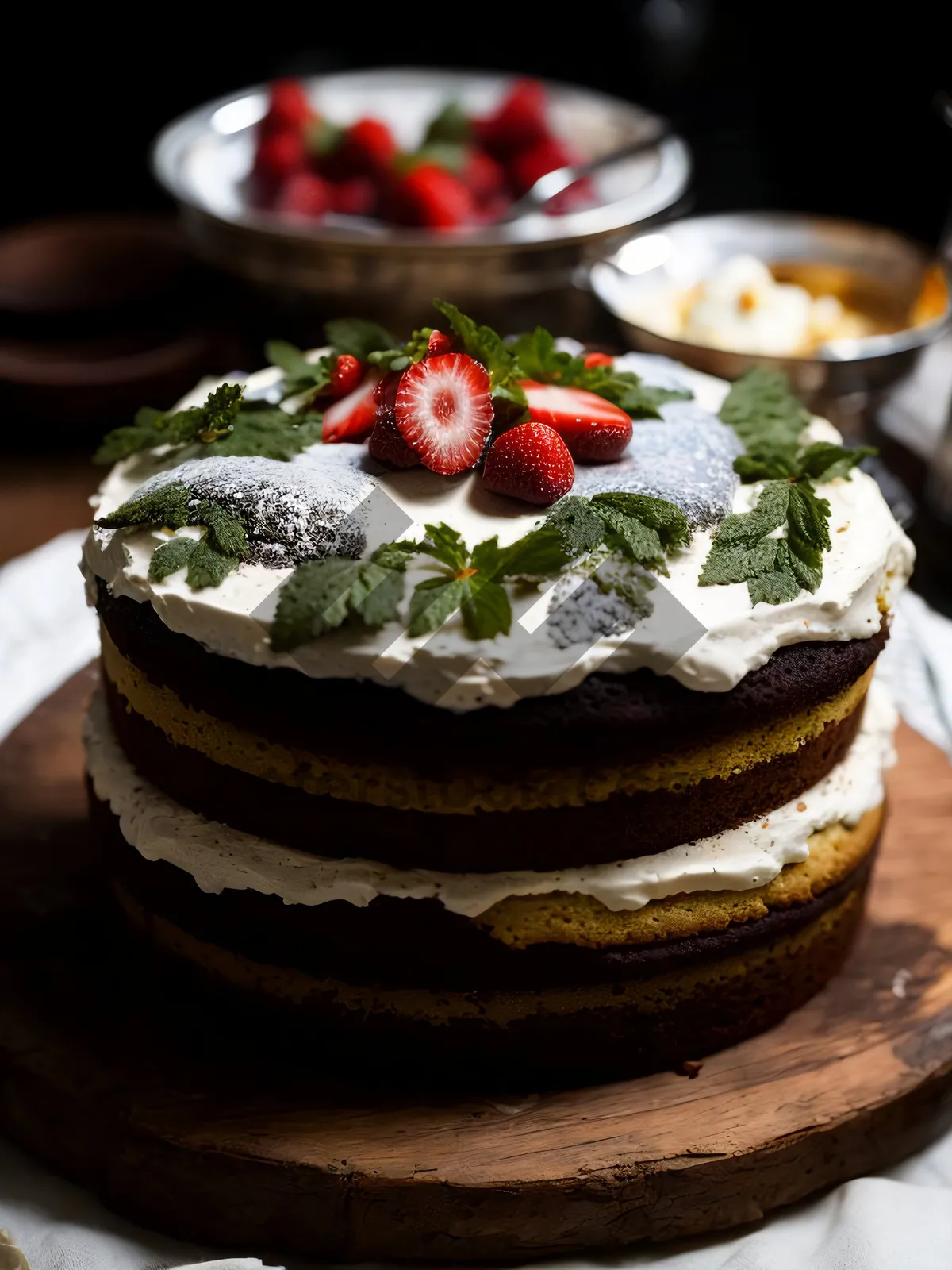 Picture of Tempting Berry Trifle: Sweet and Refreshing Dessert