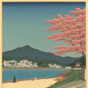 Summer Bliss: Tranquil Beach Paradise Under Sunny Sky