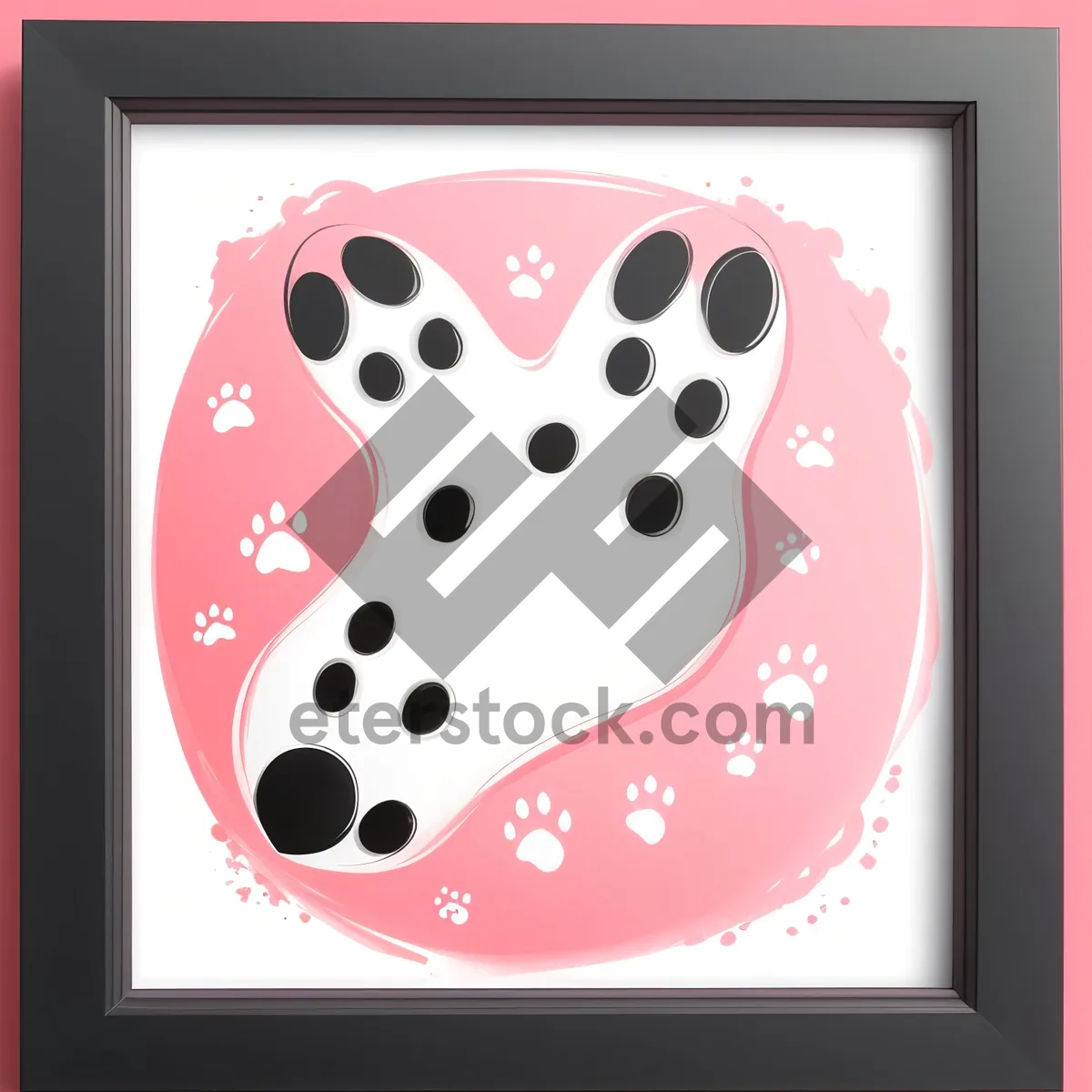 Picture of Colorful Polka Dot Cartoon Design Decoration