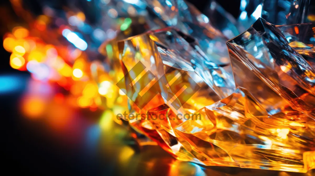 Picture of Fractal Yellow Glow Digital Design Wallpaper