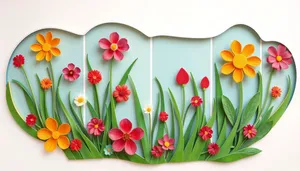 Pink Tulip Floral Wallpaper Design