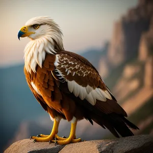 Beautiful Bald Eagle Soaring in the Sky