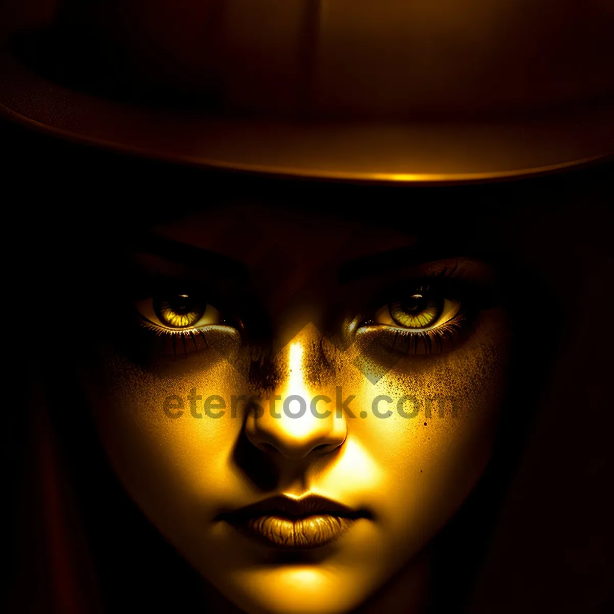 Picture of Dark-haired seductive sorcerer with captivating eyes.