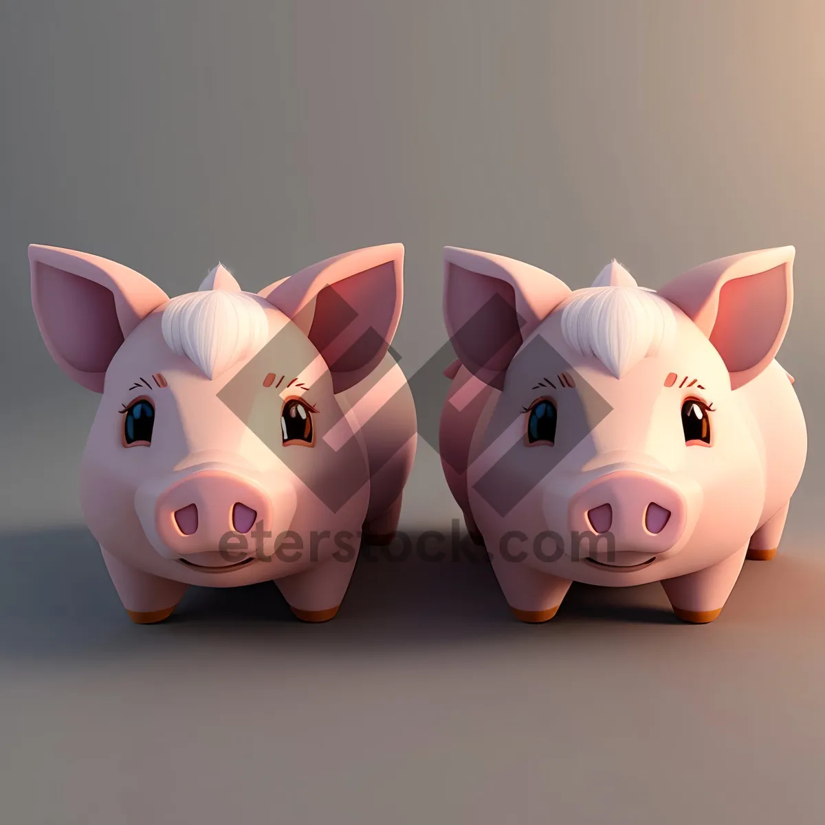 Picture of Pink Ceramic Piggy Bank for Saving Money