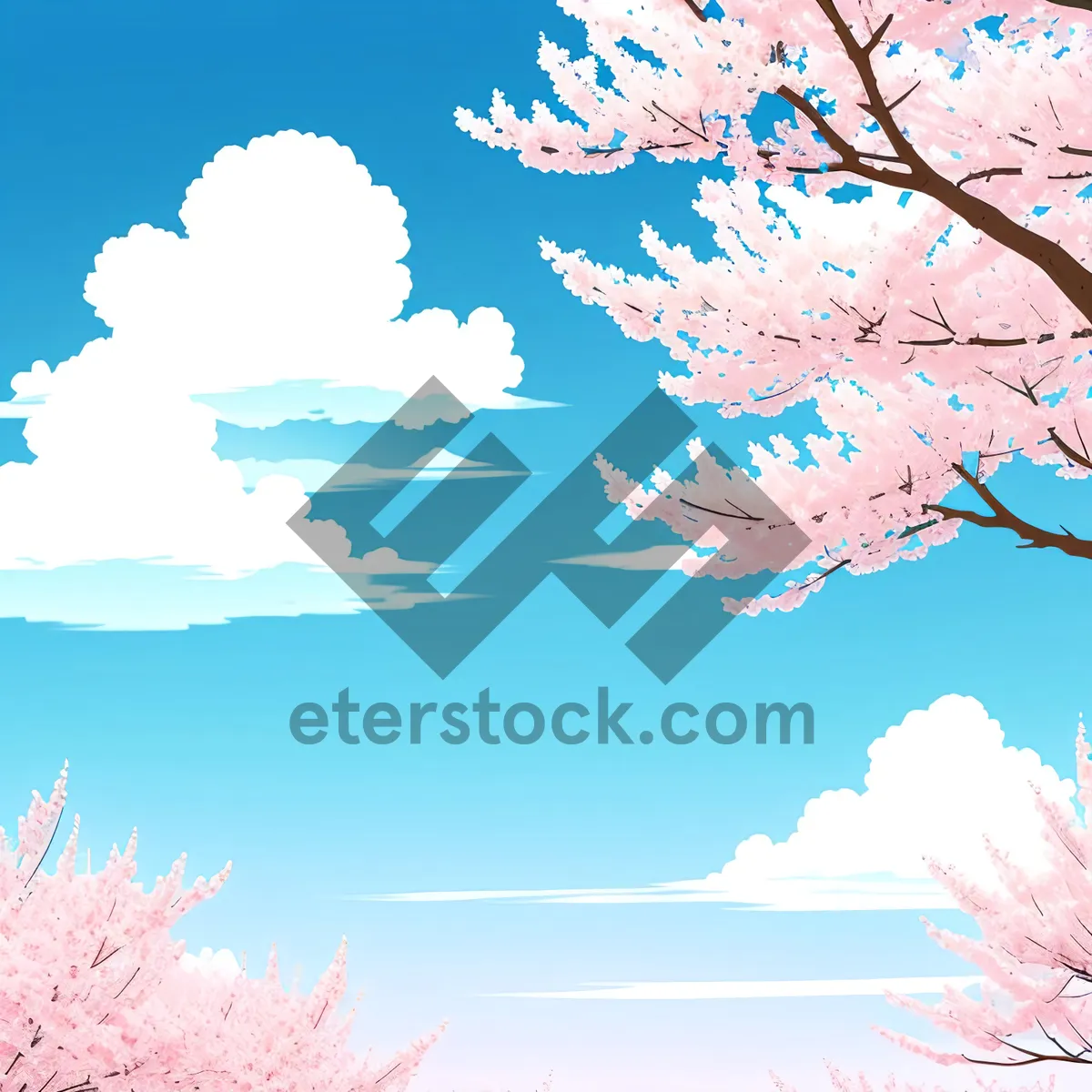 Picture of Pink Maple Silhouette - Seasonal Sky Art