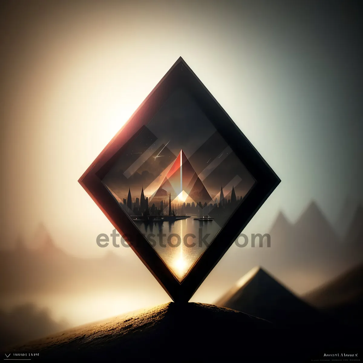 Picture of Sparkling 3D Gemstar Icon