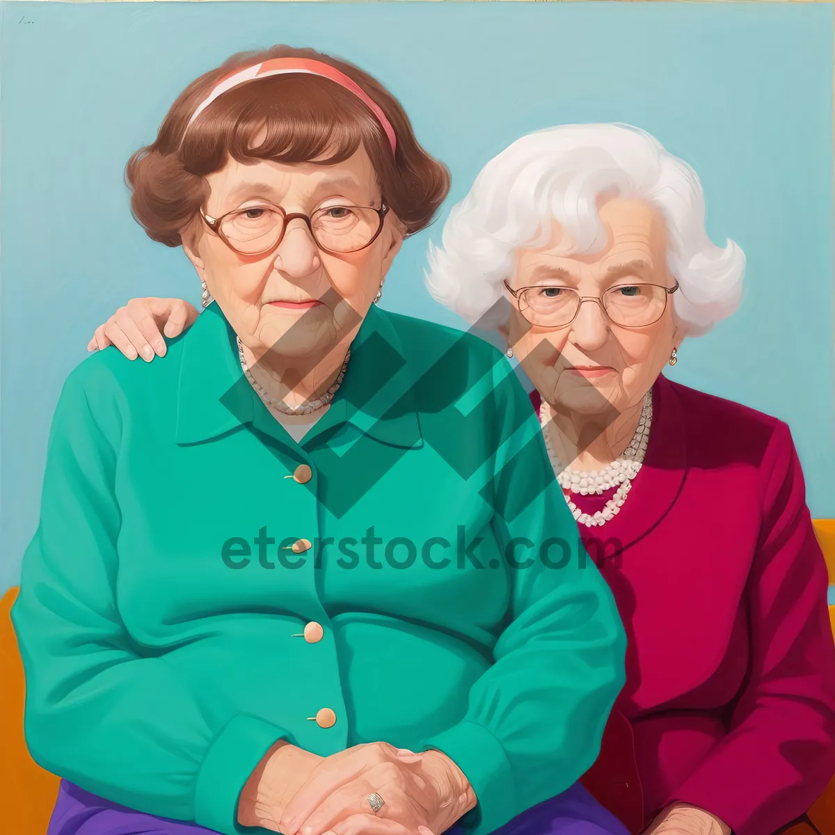 Picture of Happy elderly couple smiling together in retirement village.