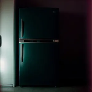 Modern White Refrigerator Enhancing Home Interior