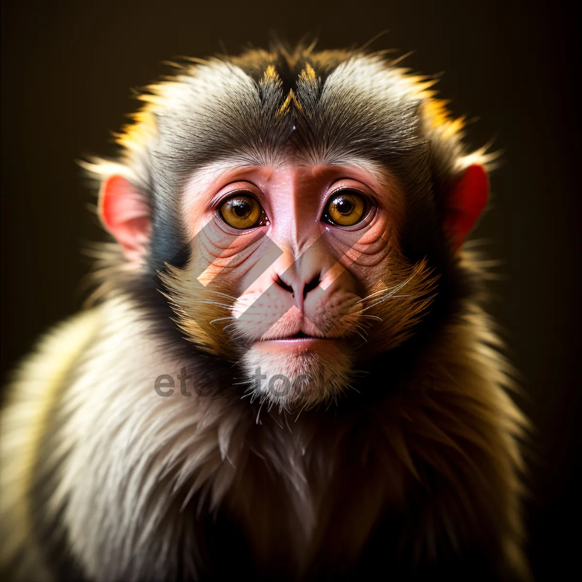 Picture of Majestic Macaque: Enchanting Wild Primate Portrait