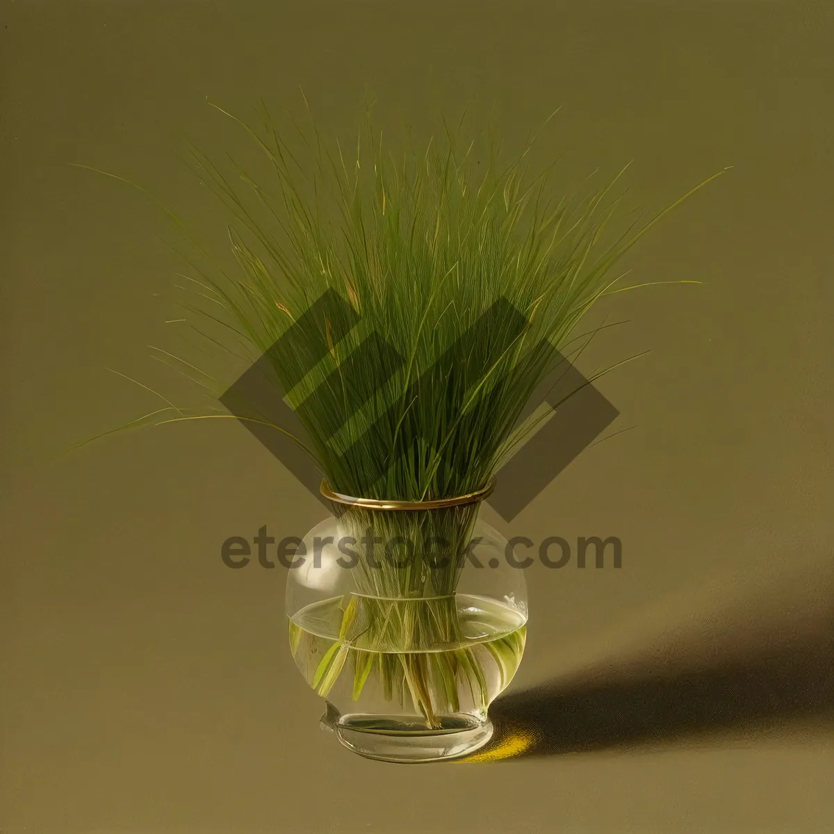 Picture of Summer Shaving Brush with Horsetail Plant